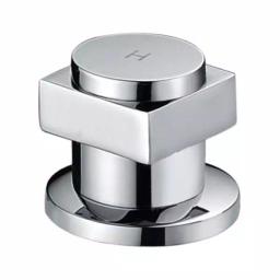 ANZZI Guaira 3-Handle Deck-Mount Roman Tub Faucet with Waterfall Spout and Handheld Sprayer, Polished Chrome thumbnail 8