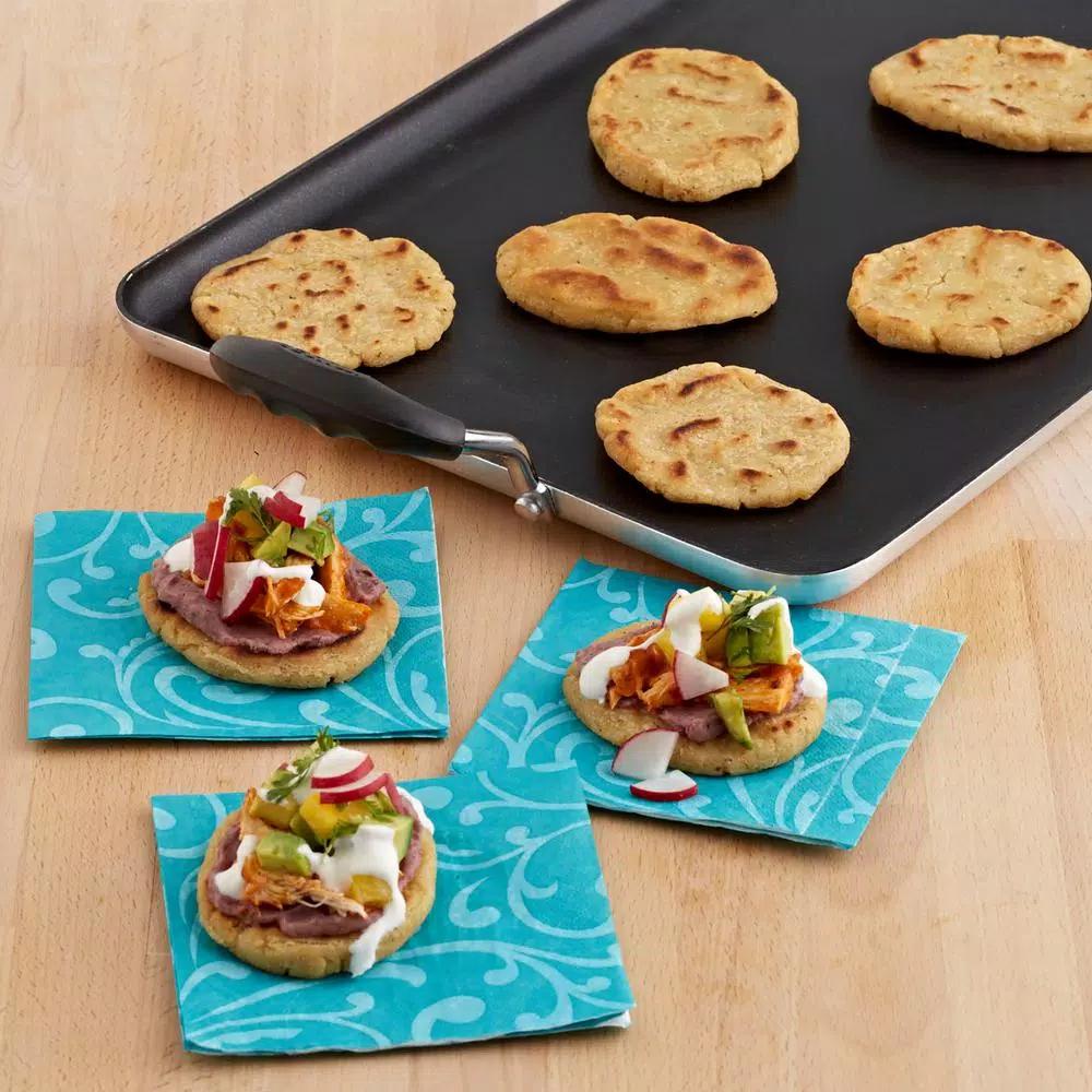 IMUSA 26 in. Nonstick Double Burner Aluminum Griddle