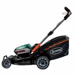 Scotts 21 in. 62V Cordless Lithium-Ion Battery Walk Behind Push Mower with 5 Ah Battery and Charger thumbnail 6