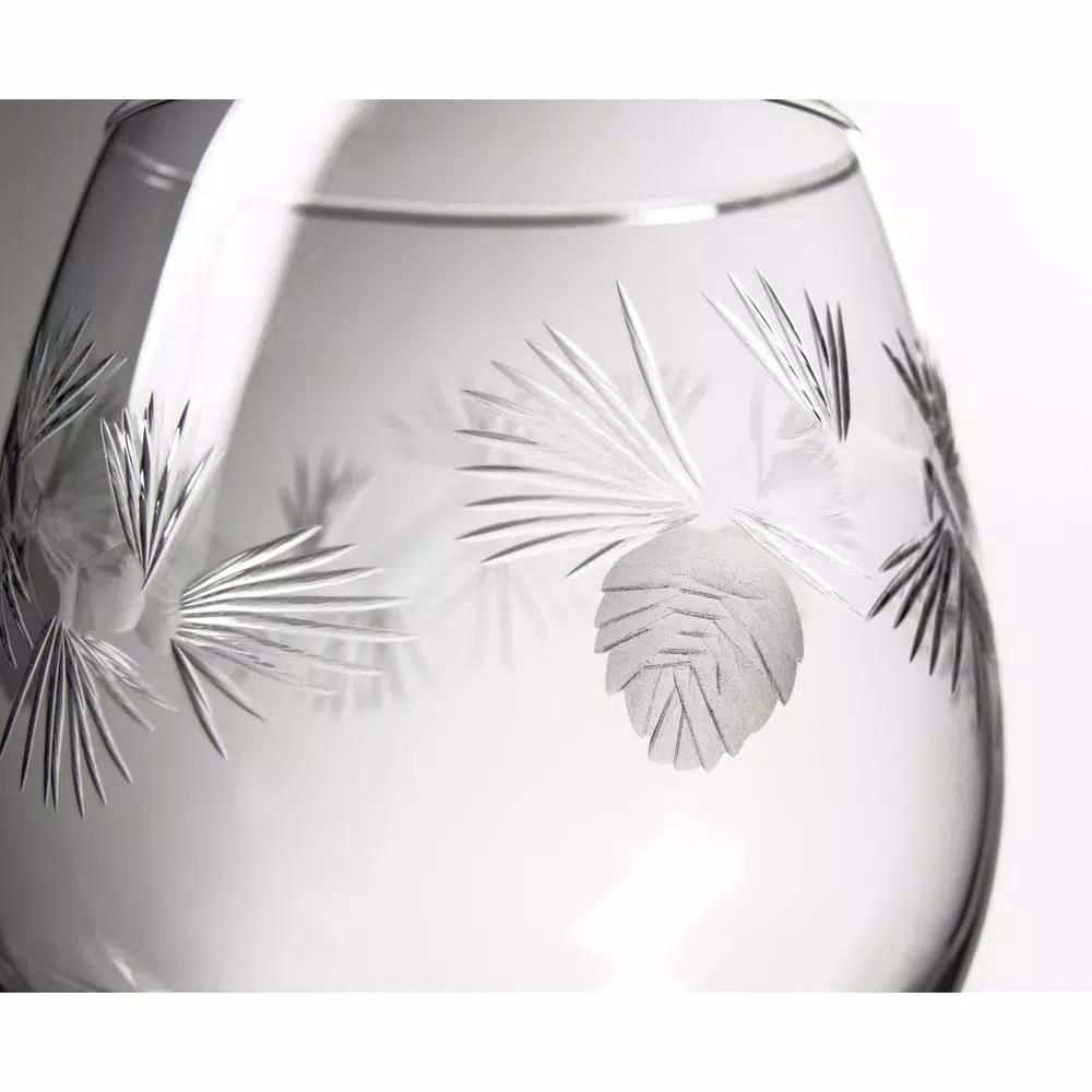 Rolf Glass Icy Pine 18 oz. Clear Balloon Wine Glasses, Set of 4