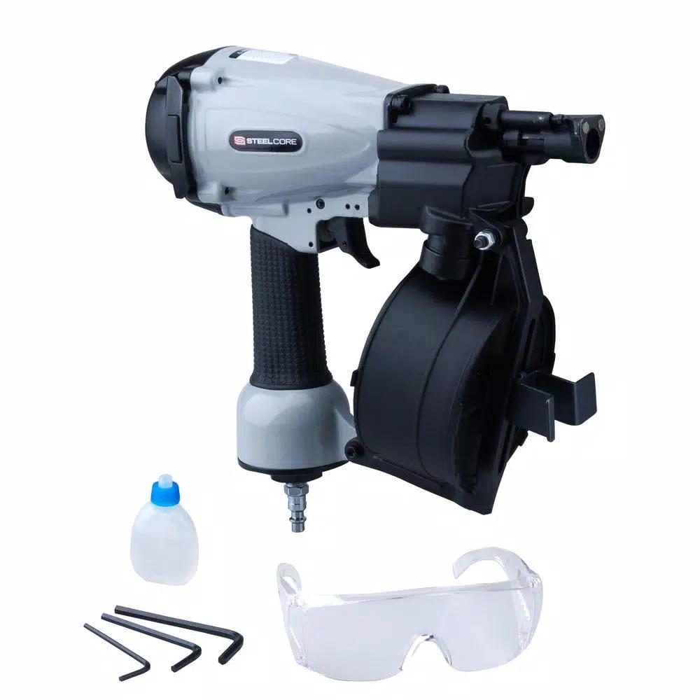 Steel Core 11-Gauge Coil Roofing Nailer, 7/8 in. to 1-3/4 in. Fastener Range