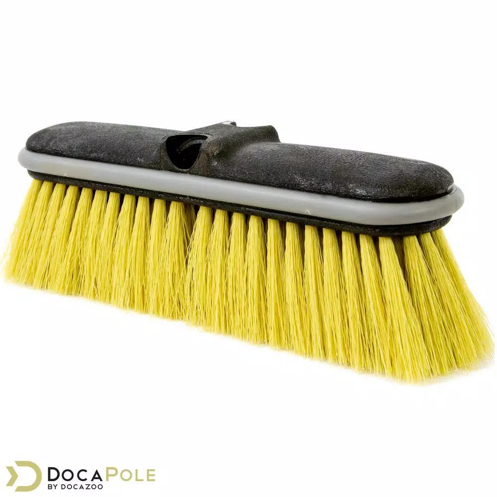 DocaPole Medium Bristle Deck Brush with 5-12 ft. Telescopic Extension Pole