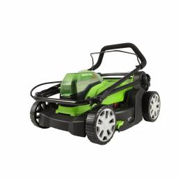 Greenworks 17 in. 48V Cordless Walk Behind Push Lawn Mower with (2) 4 Ah Batteries and Dual Port Charger thumbnail 8