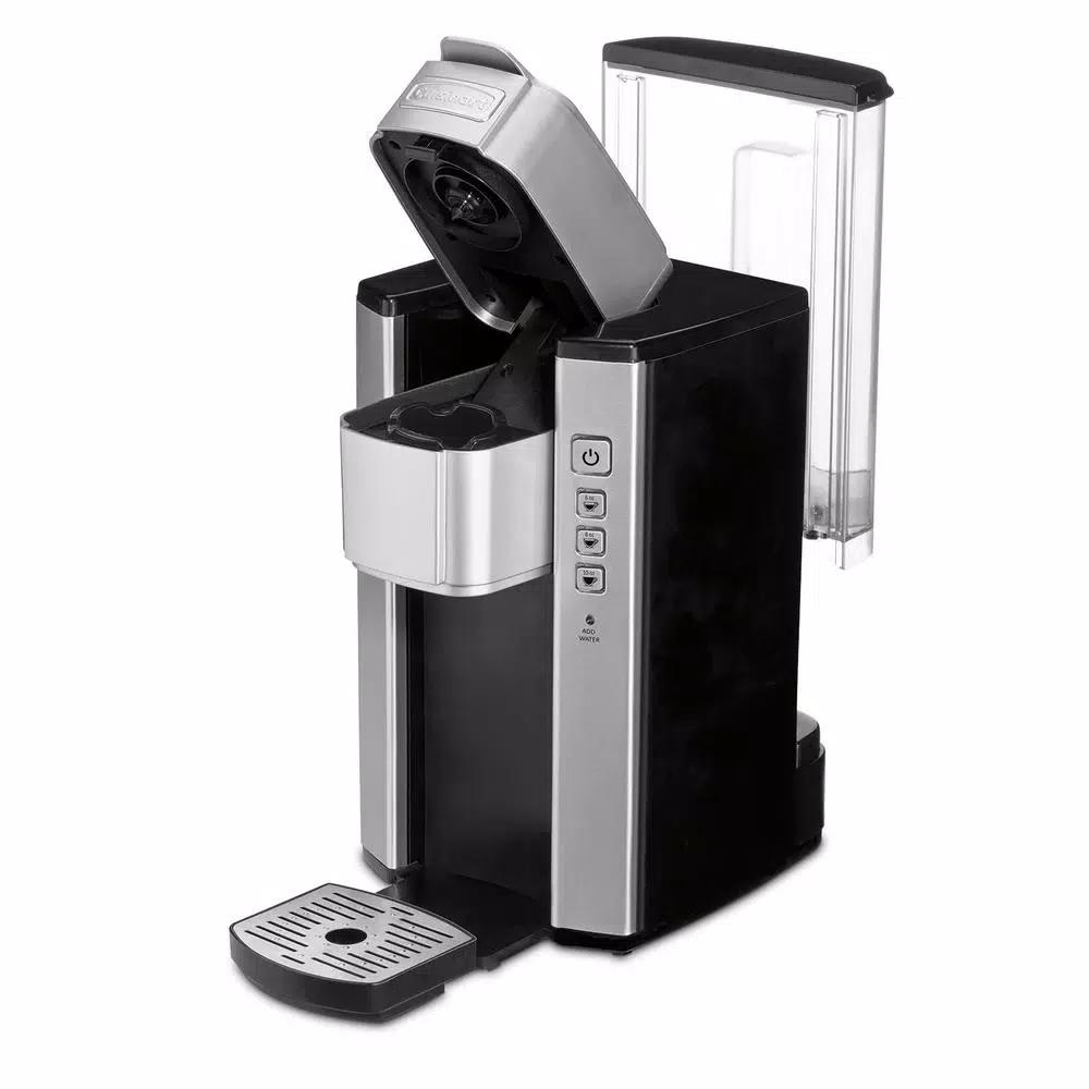 Cuisinart Single Serve Coffee Maker, K-Cup Compatible Brewer with 40 oz. Reservoir, Black and Silver