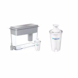Brita UltraMax 18-Cup Water Filter Pitcher Dispenser and Replacement Filter Bundle, BPA-Free thumbnail 1