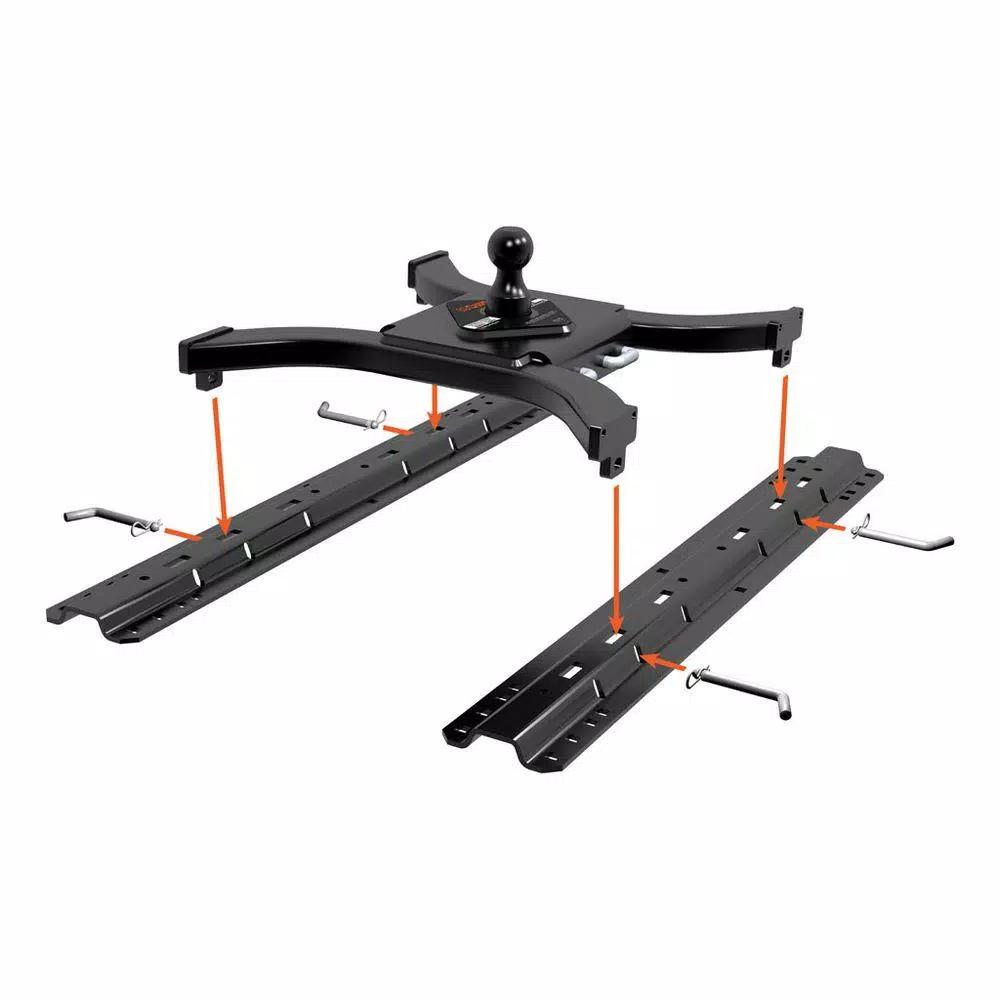 CURT Spyder CURT 5th Wheel Rail Gooseneck Hitch - 2-5/16" Ball