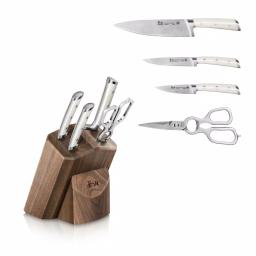 Cangshan S1 Series German Steel Forged 5-Piece Knife Block Set with Walnut Block thumbnail 2