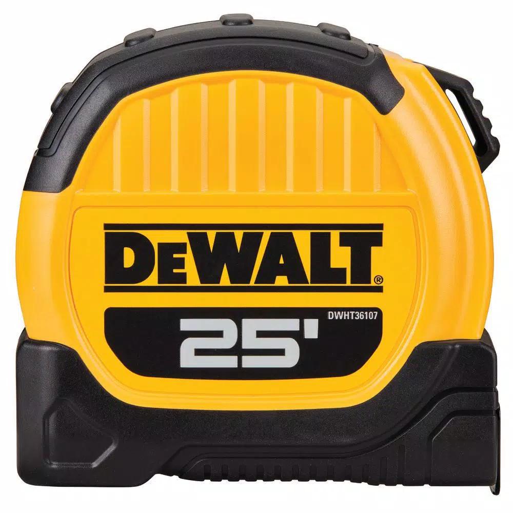 DEWALT 25 ft. x 1-1/8 in. Tape Measure, 4-Pack - Durable Residential Construction Hand Tool