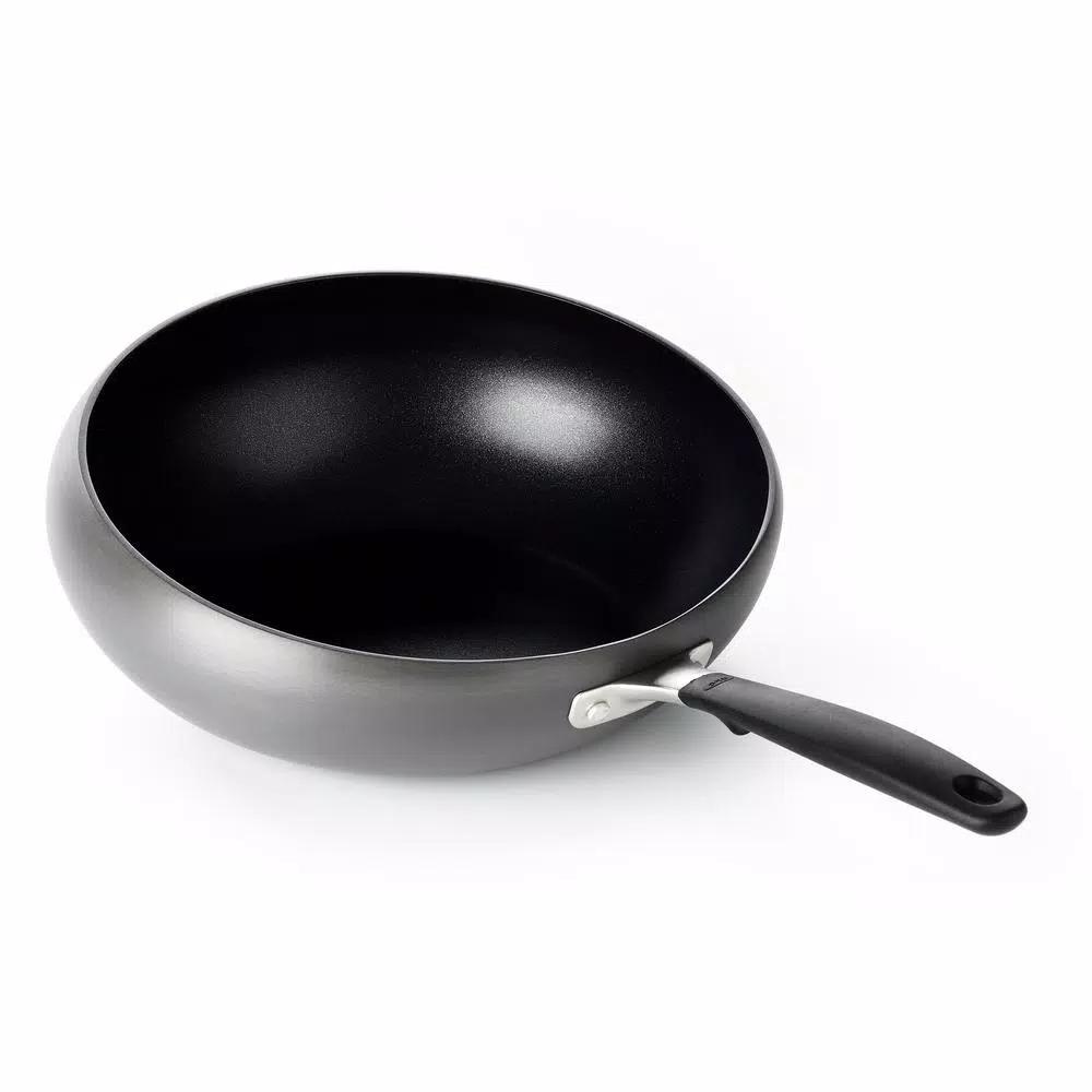 OXO Good Grips 12 in. Hard-Anodized Aluminum Nonstick Wok, Gray