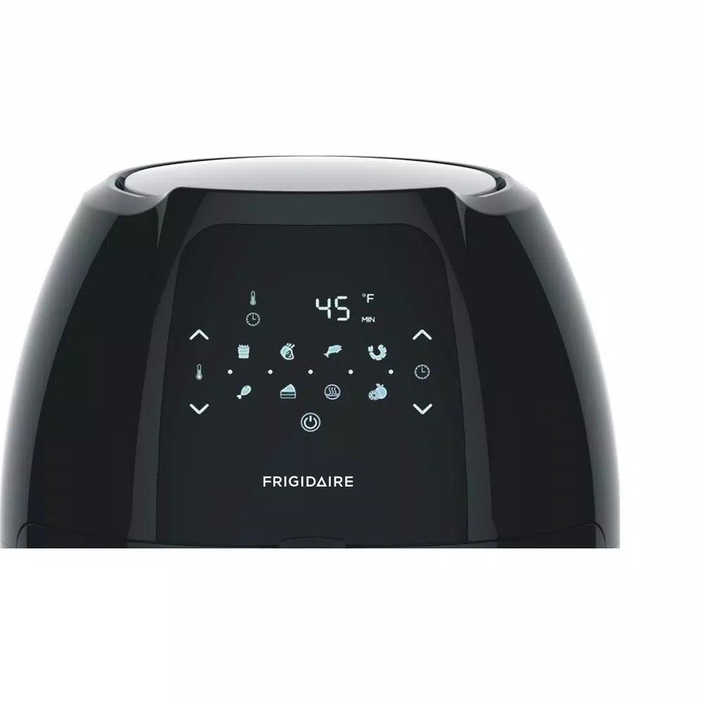 Frigidaire 6.2 Qt. Black Electric Air Fryer with 7 Preset Cooking Menus and LCD Digital Display