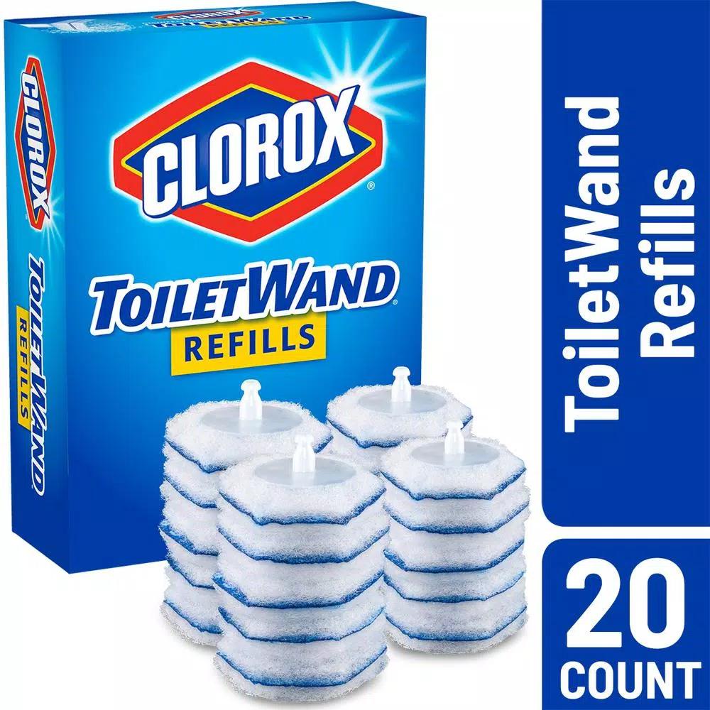 Clorox ToiletWand Disinfecting Toilet Bowl Cleaner Refill Pads, 20-Count