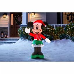 Disney Minnie Mouse 3.5 ft. Inflatable Holiday Decoration with LED Lights thumbnail 2