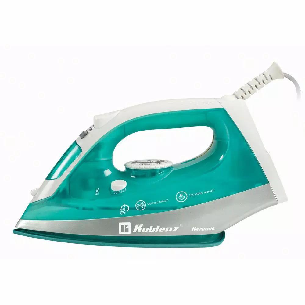 Koblenz Kitchen Magic Collection PKK-380 SA Secure Keramik Steam Iron, Green
