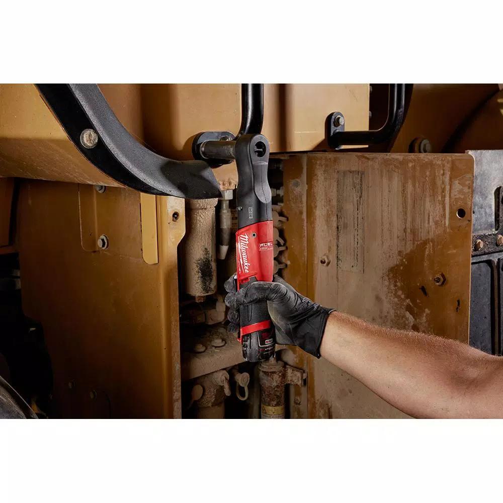 Milwaukee M12 FUEL 1/4 in. Brushless Cordless Ratchet with 2.0 Ah Battery