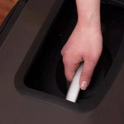 Household Essentials Trash Krusher TK10 XL 50L Black Stainless Steel Manual Compactor Trash Can thumbnail 2