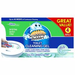 Scrubbing Bubbles Toilet Cleaning Gel Starter Kit, 5.63 oz (Pack of 5) thumbnail 1
