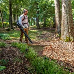 Lawnmaster NO-PULL 31cc Gas Backpack Leaf Blower, 175 MPH, 470 CFM, Electric Start thumbnail 4