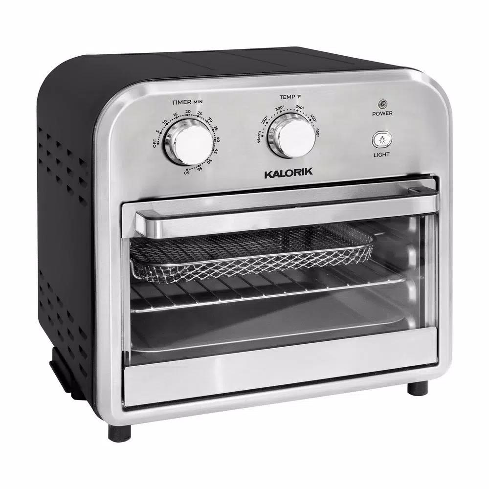 KALORIK 12.6 Qt. Stainless Steel Air Fryer Oven with Rapid Hot Air Technology