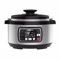 GoWISE USA Ovate 8.5 Qt. Stainless Steel Electric Oval Pressure Cooker with Accessories and 50 Recipes thumbnail 1