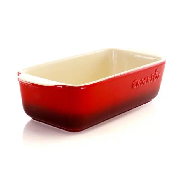 Crock-Pot Artisan 1.25 Qt. Stoneware Rectangle Bake Pan, Red