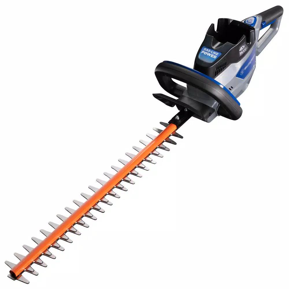 Westinghouse 40V Cordless Hedge Trimmer, 24-in Dual Action Blades, Tool Only
