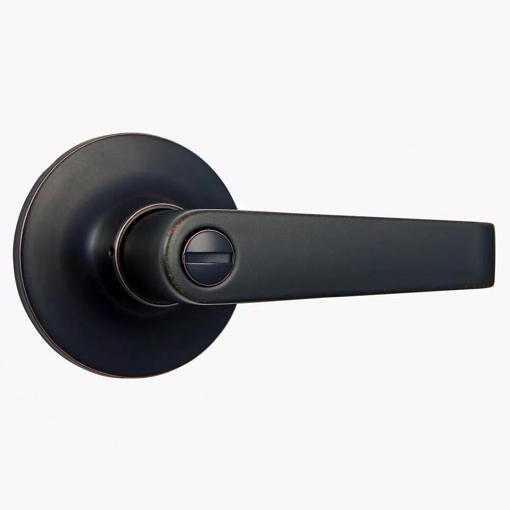 Universal Hardware Commercial Aged Bronze Privacy Bed/Bath Door Lever, ANSI Grade 2, ADA Compliant