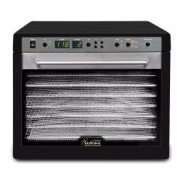Tribest Sedona Combo 9-Tray Black Stainless Steel Food Dehydrator with Dual Fan & Digital Timer thumbnail 1