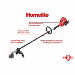 Homelite 26cc 2-Cycle Straight Shaft Gas String Trimmer thumbnail 4