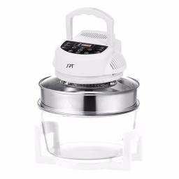 SPT 1300W White Digital Countertop Convection Oven with 6 Pre-Programmed Settings thumbnail 1