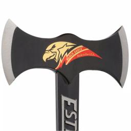 Estwing Black Eagle Double Bit Axe with Leather Grip, Forged American Steel thumbnail 2
