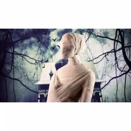 Haunted Hill Farm 5 ft. Standing Wrapped Mummy Halloween Prop thumbnail 3