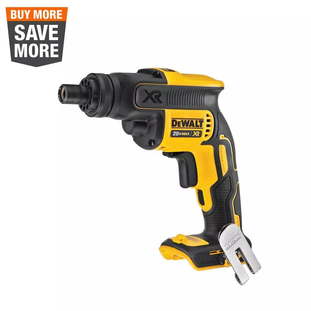 DEWALT 20V MAX XR Brushless Cordless Drywall Screwgun with Threaded Clutch Housing, Tool-Only