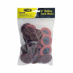Stark 2 in. Medium Grit Roloc Surface Conditioning Discs, 25-Piece Pack thumbnail 2