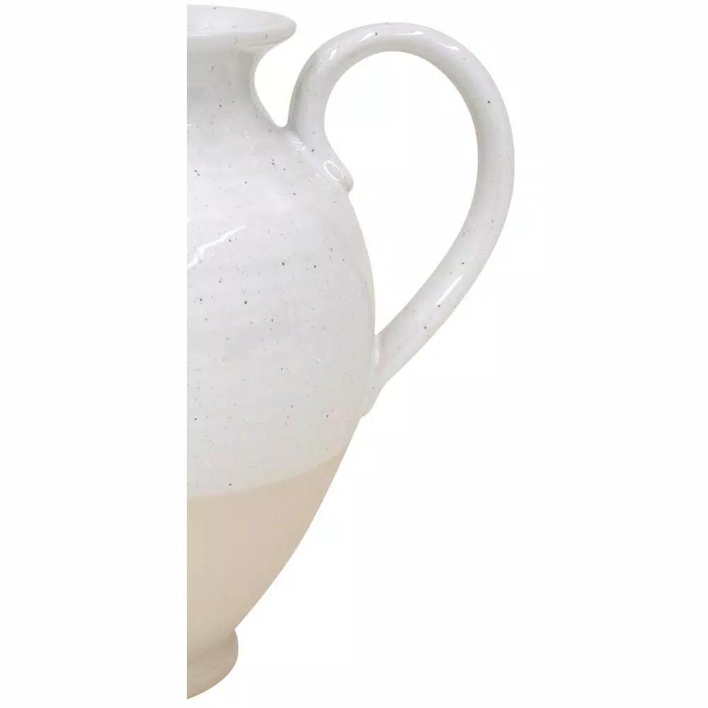 CASAFINA Fattoria 182 fl. oz. White Ceramic Stoneware Pitcher
