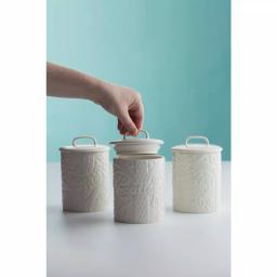Mason Cash In the Forest 3-Piece Stoneware Coffee, Sugar and Tea Canister Set thumbnail 2
