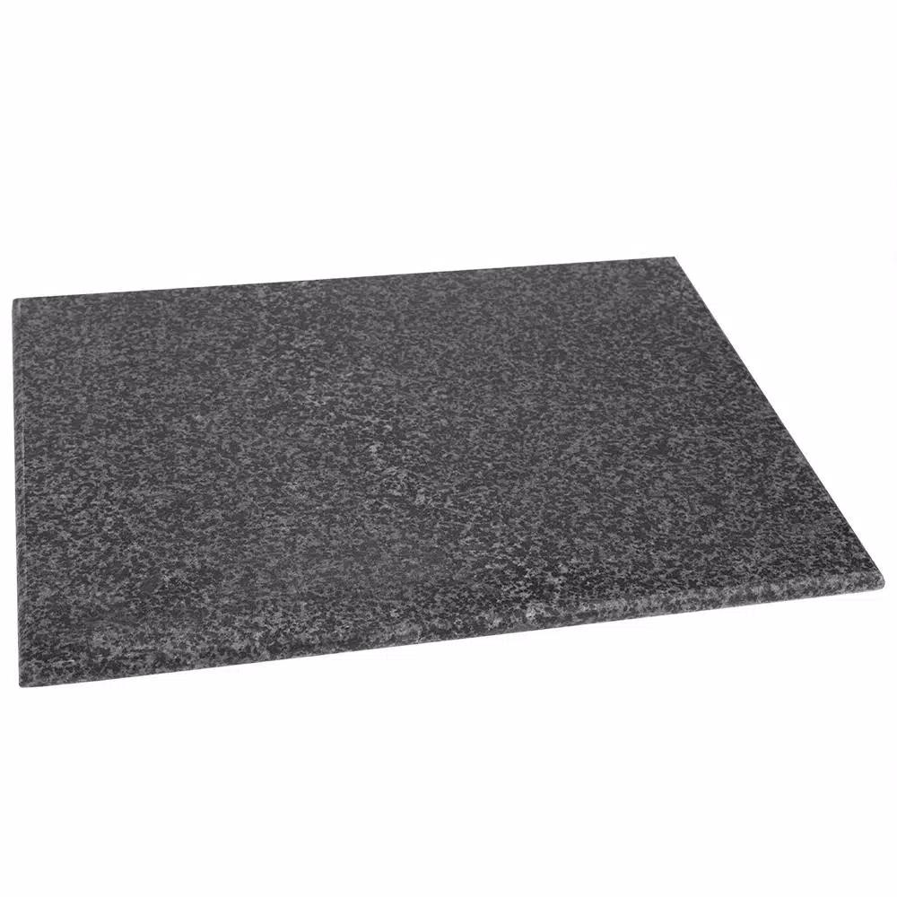 Unbranded 12 in. x 16 in. Granite Cutting Board - Modern Rectangular Stone Pastry & Prep Board
