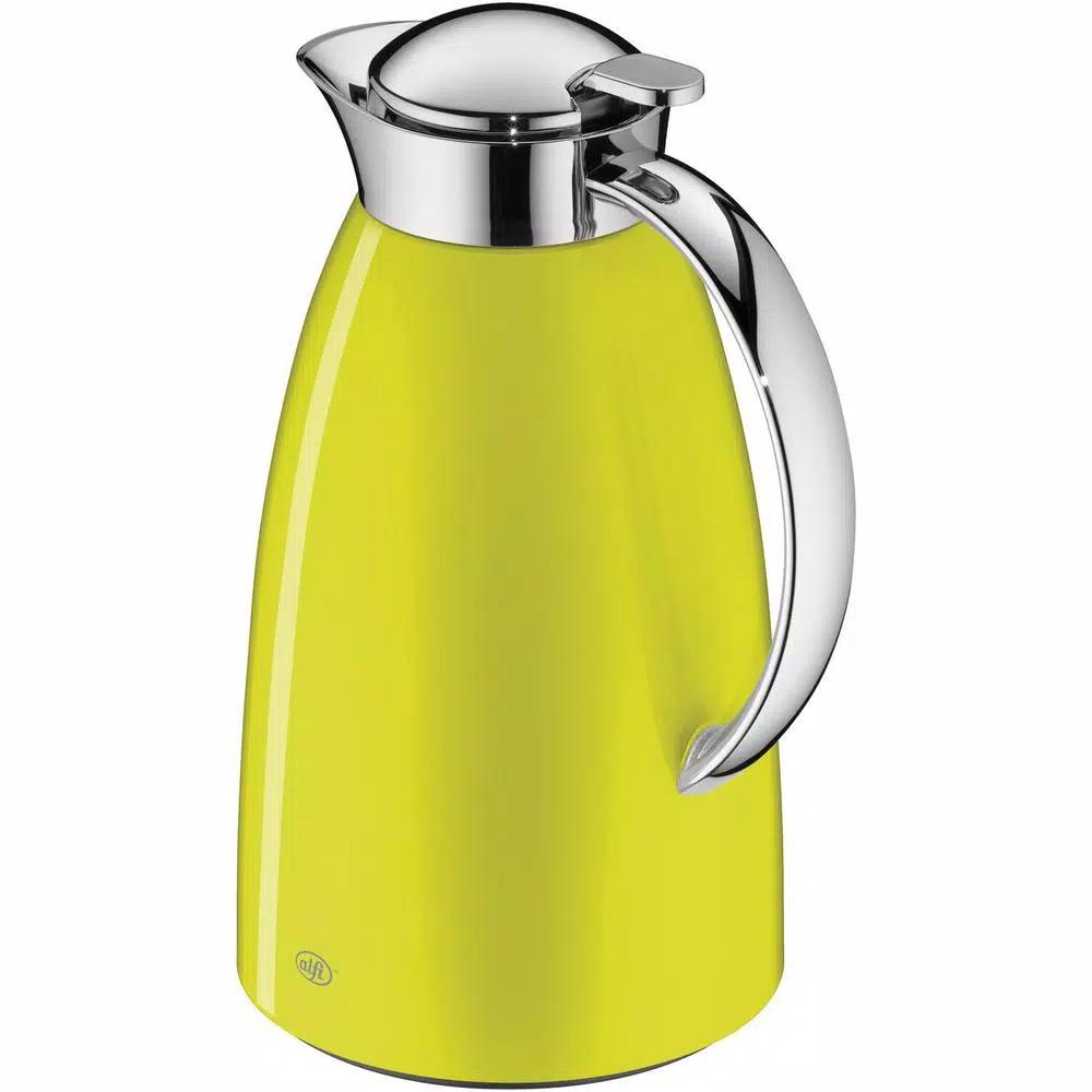 Alfi Gusto Glass Vacuum Carafe, 1.06 Qt. Apple Green Insulated Server