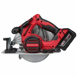 Milwaukee M18 7-1/4 in. Brushless Cordless Circular Saw Kit with 5.0 Ah Battery and PACKOUT 10 in. Compact Tool Box thumbnail 4