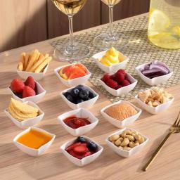 MALACASA 2.5-Inch White Porcelain Ramekins Set of 16, Ceramic Souffle Dishes and Serving Bowls thumbnail 2