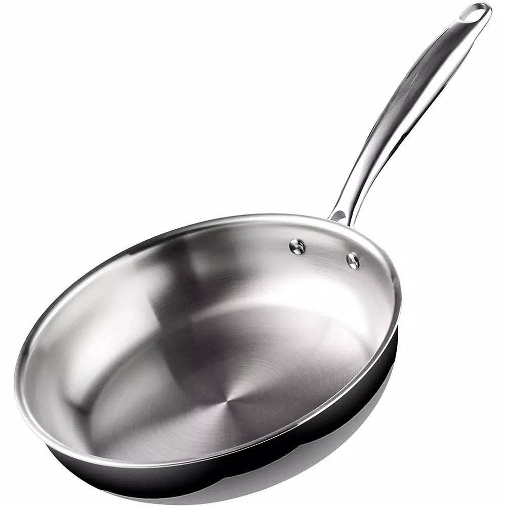 Cook N Home 7-Piece Tri-Ply Clad 18/10 Stainless Steel Cookware Set