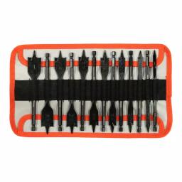 BLU-MOL Disston Blu-Mol Xtreme 13-Piece Threaded Spade Bit Set, Carbon Steel Hex Shank thumbnail 1