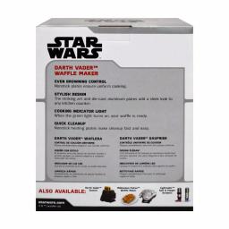 Uncanny Brands Star Wars Darth Vader American Waffle Maker, Black Stainless Steel thumbnail 6