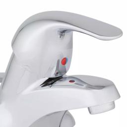 Moen Adler 4 in. Centerset Single-Handle Bathroom Faucet, Chrome (2-Pack) thumbnail 7
