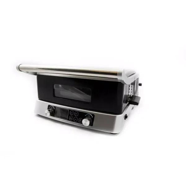 NuWave Jubilee Double Indoor Grill, 1800W Stainless Steel Smokeless Countertop Grill with Drip Tray
