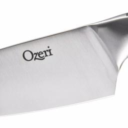 Ozeri 6-Piece Japanese Stainless Steel Knife Set with Rotating Acacia Wood Block and Tablet Holder thumbnail 8