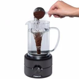 Presto Dorothy Rapid Cold Brew Coffee Maker, 5-Cup 22 oz. Whirlpool Extraction, Black thumbnail 5