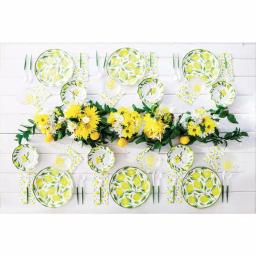 Sugar Plum Party SugarPlum Lemons 32-Piece Assorted Disposable Paper Napkins thumbnail 3
