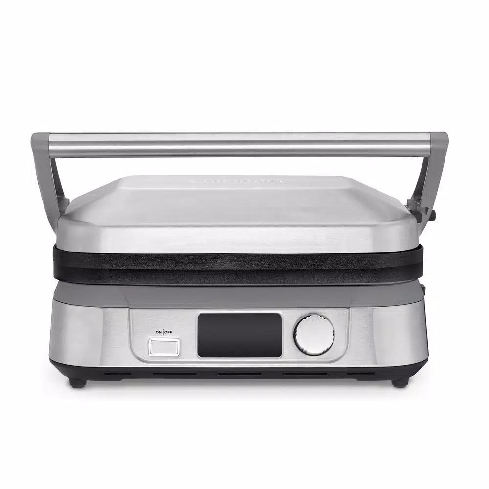 Cuisinart Griddler 5 Brushed Stainless Steel 5-in-1 Panini Press and Griddle