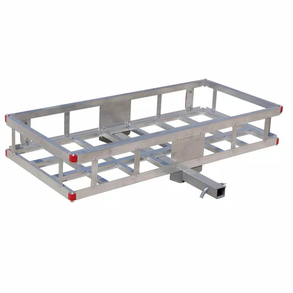 Erickson 48 in. x 22 in. Aluminum Hitch Cargo Carrier, 500 lb. Capacity, 2 in. Receiver