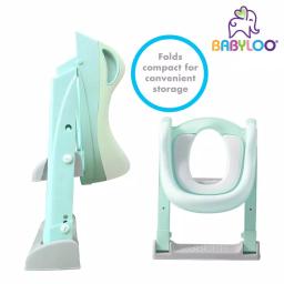 Babyloo Sterdy Potty Training Booster Seat with Adjustable Height and Removable Cushion - Mint Green thumbnail 8